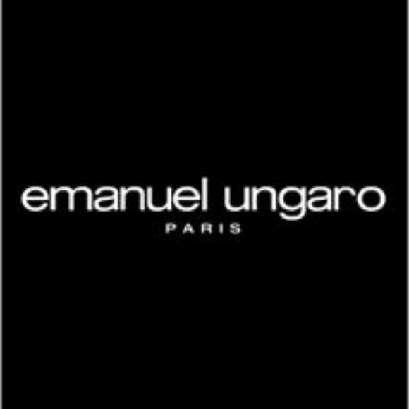Emanual Ungaro Men Black Wool Flat-Front Trousers - Picture 1 of 8